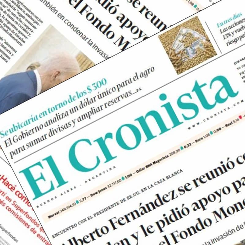 Publicación de Edictos de Ciudadanía en El Cronista Comercial Ofrecemos la gestión completa para publicar tu edicto de ciudadanía en El Cronista Comercial, con un servicio confiable, eficiente y al mejor precio del mercado. Como agencia oficial, trabajamos directamente con los medios, sin intermediarios, garantizando el costo más competitivo para tu publicación. Ventajas de nuestro servicio: Asesoramiento personalizado para responder todas tus consultas. Gestión integral del proceso, desde el presupuesto hasta la publicación. Envío opcional de ejemplares impresos a tu domicilio. Simplificá tu trámite con nuestra plataforma online, atención por WhatsApp o contacto telefónico. ¡Publicar tu edicto en El Cronista Comercial es rápido, seguro y económico!
